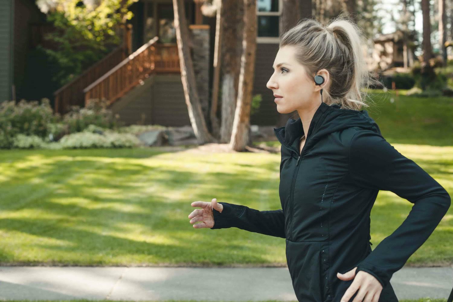 Covert Gray In-Ear Wireless Sport Headphones B82460