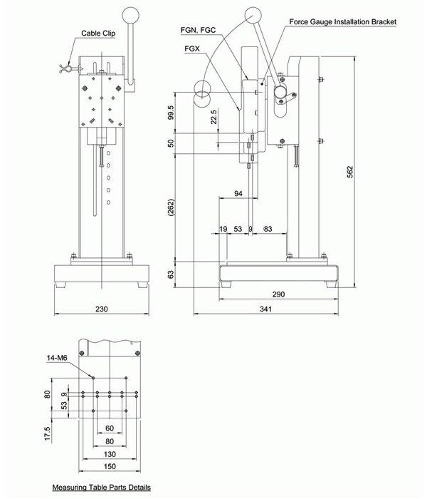 Lever Stand, 110 lbs Capacity V487827