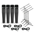 SM57 Mic Four Pack with Cables & Stands S27904
