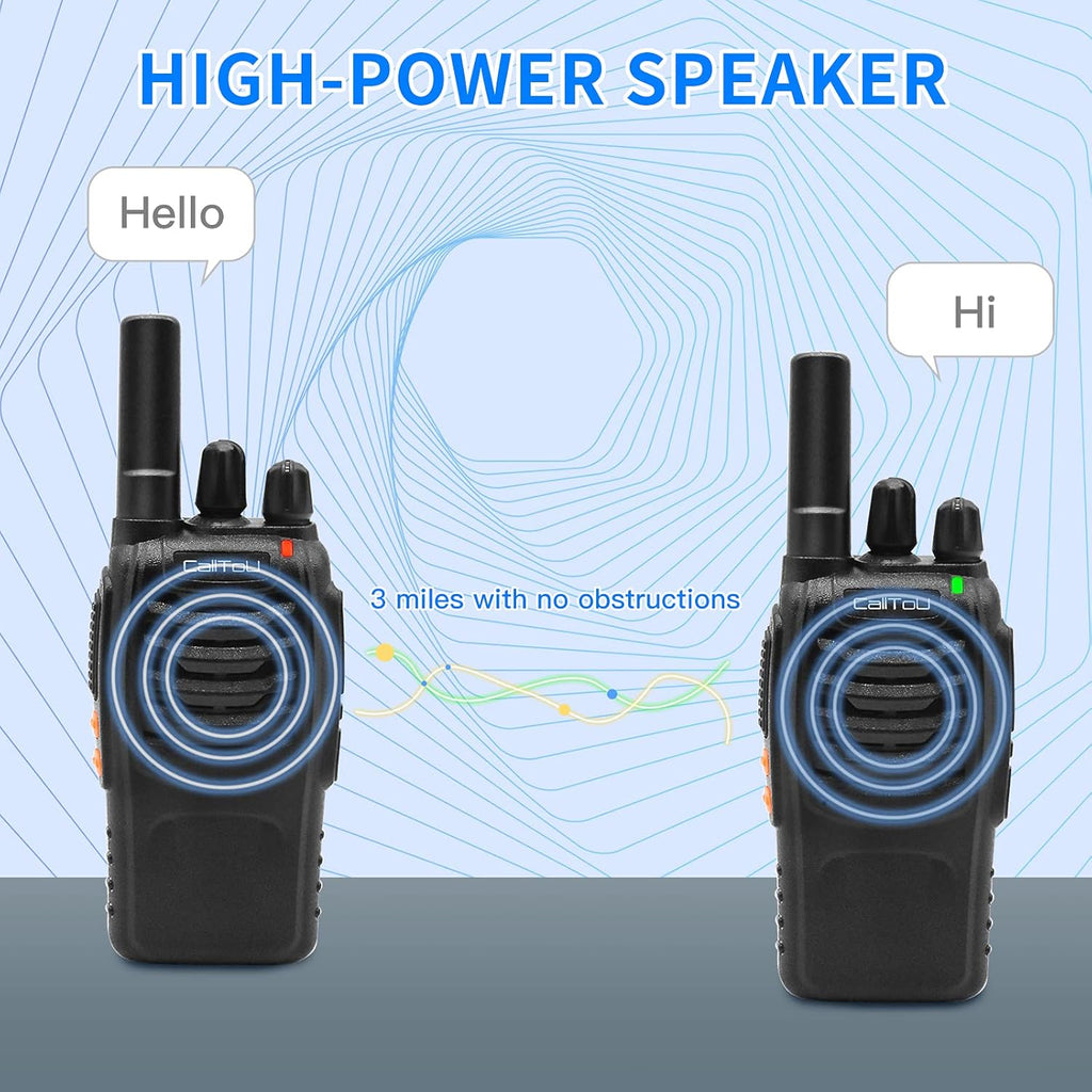 Wireless Intercom System 16 Channels Rechargeable Walkie Talkie D4878