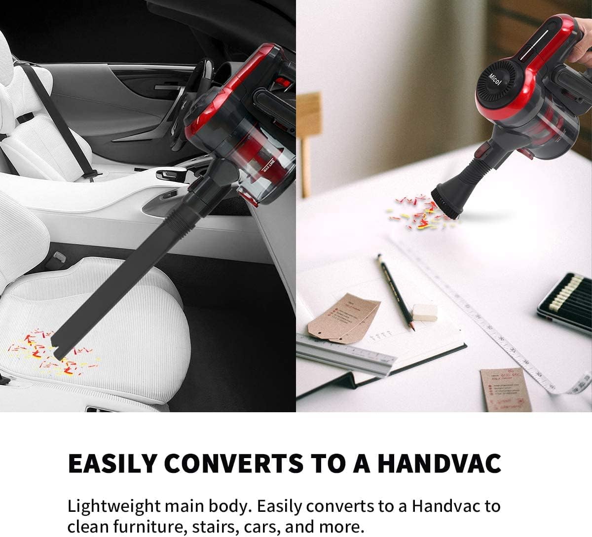 Cordless Stick Handheld Vacuum, 20000PA, 38min Runtime N68997