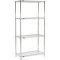 Chrome Wire Shelving Starter Unit 5 Tier P4937