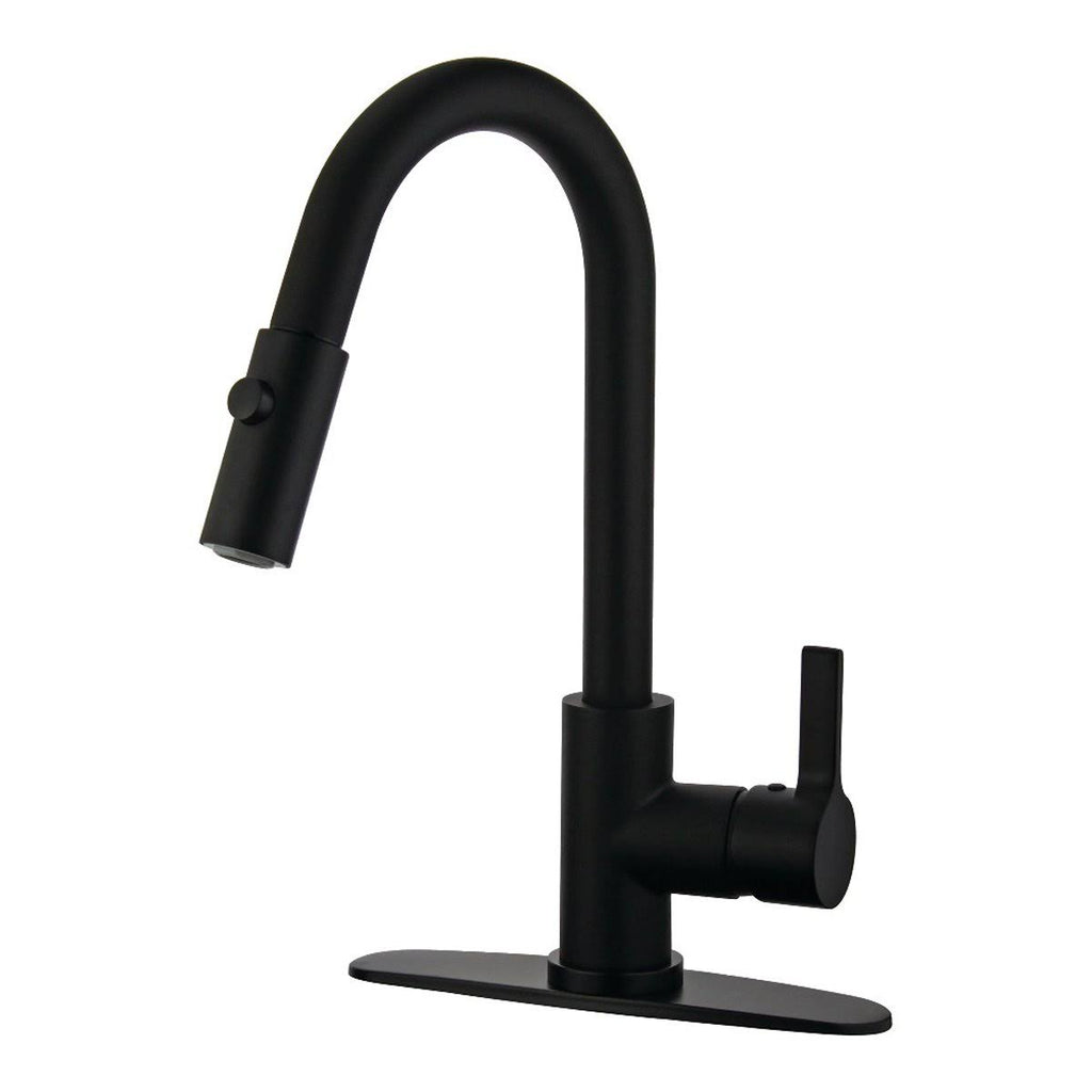 Brushed Nickel Single-Handle Pull-Down Kitchen Faucet L27884