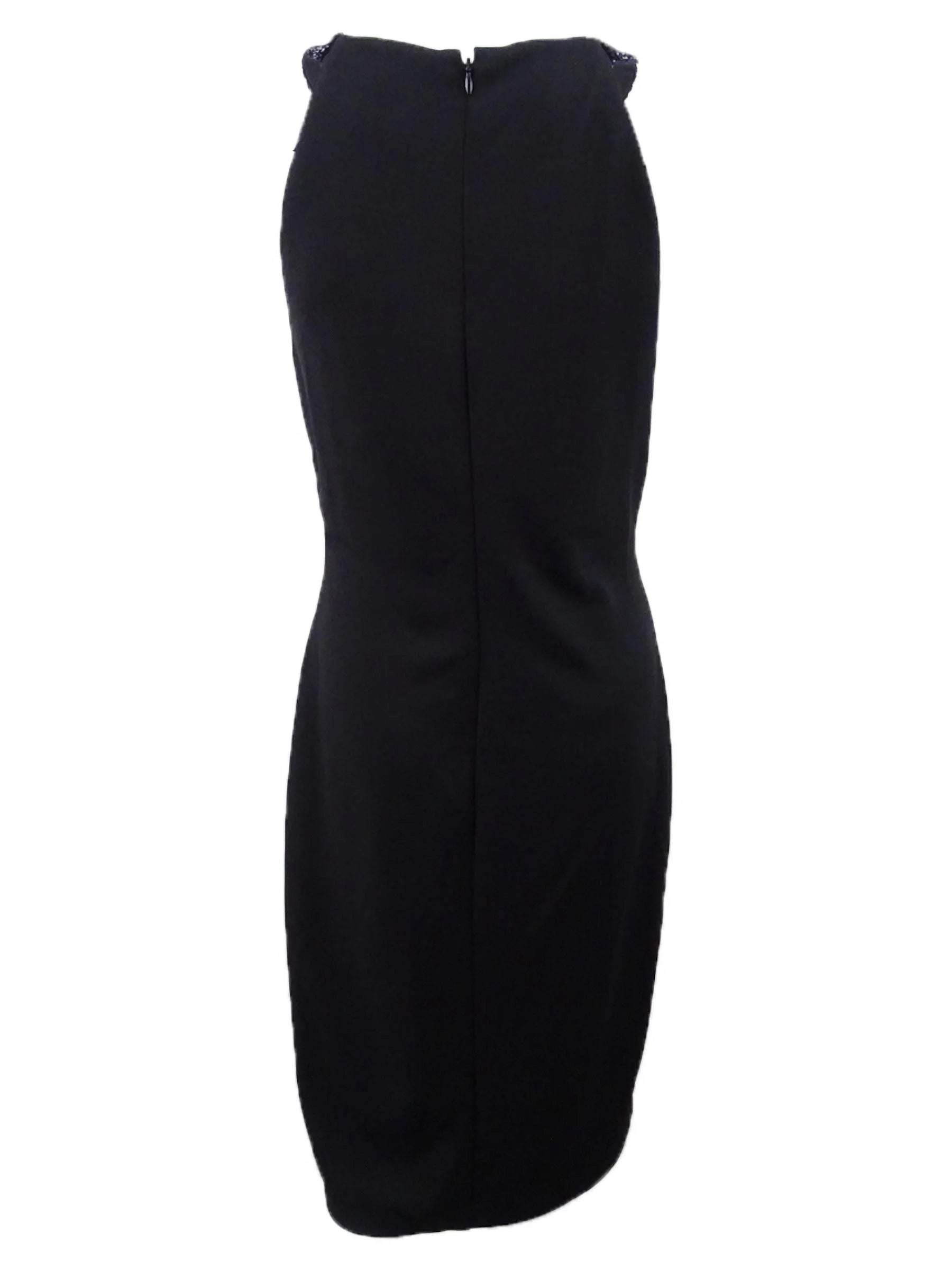Black Ruffled Halter Dress C1773