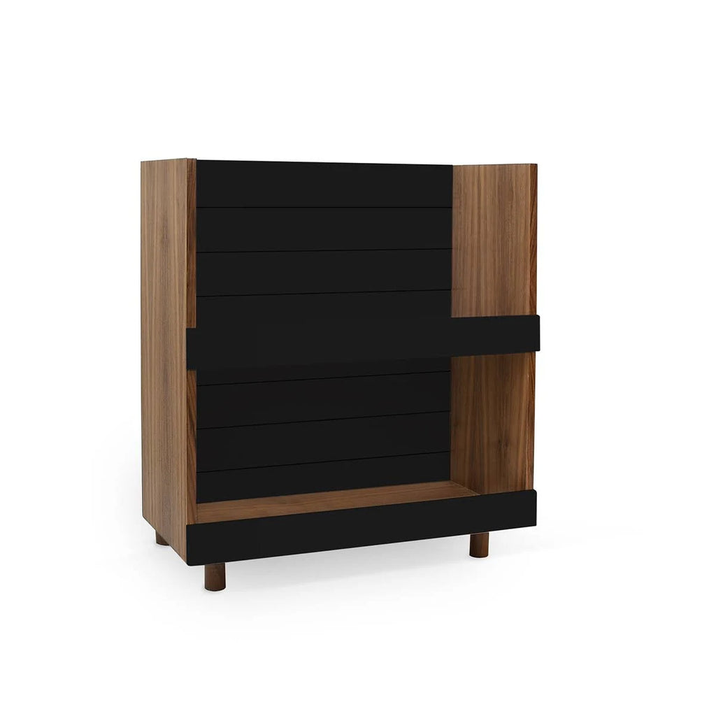 Kids Bookcase Walnut Pink P108392