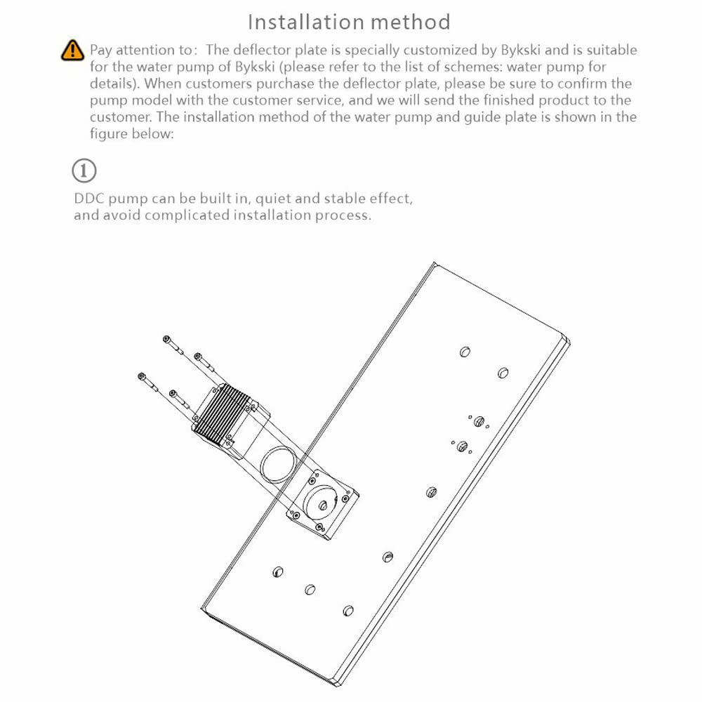 Distro Plate for Computer Case Water Cooling Block Support DDC Pump M2164