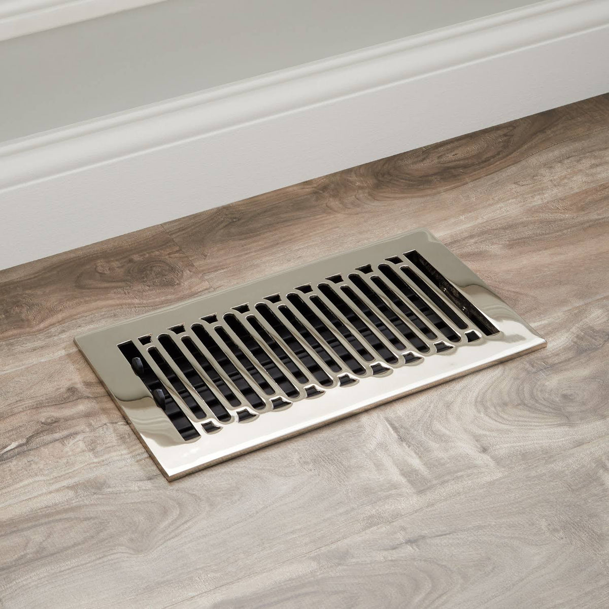 Brushed Brass Floor Register Y954