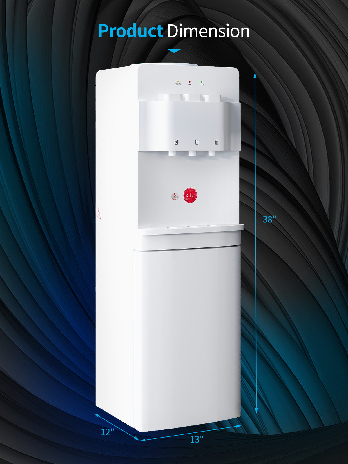 White Top Load Water Dispenser R9560