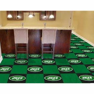 NFL New York Jets Carpet Tiles U5665
