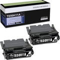 2 Pack Compatible Toner Cartridge Replacement for Lexmark T650 T652 T654 T656 TS654 TS656 Printer M169