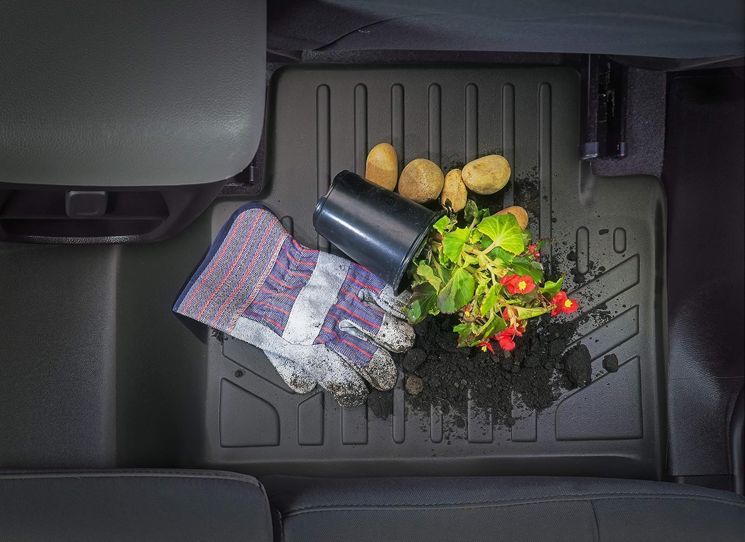 Black Custom Fit Cargo Trunk Liner Floor Mat J226