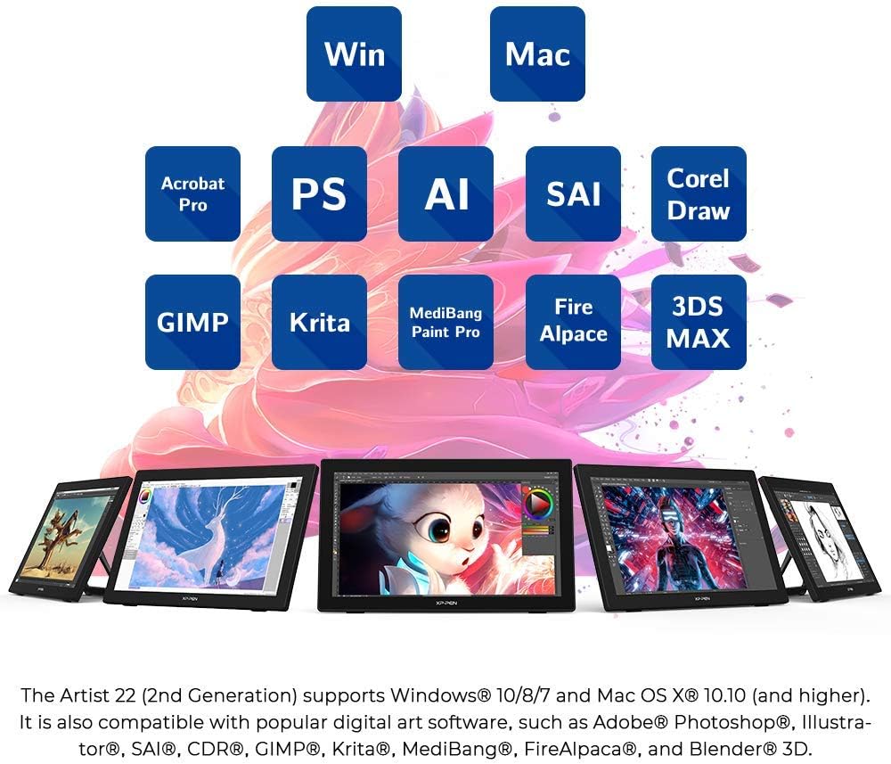 21.5 Inch Graphics Tablet with Screen R941