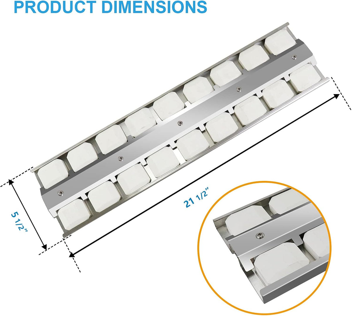 Heavy Duty Stainless Steel Grill Briquette Tray, Pack of 2 D76495