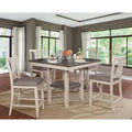5 Piece Counter Height Dining Set, Gray L174