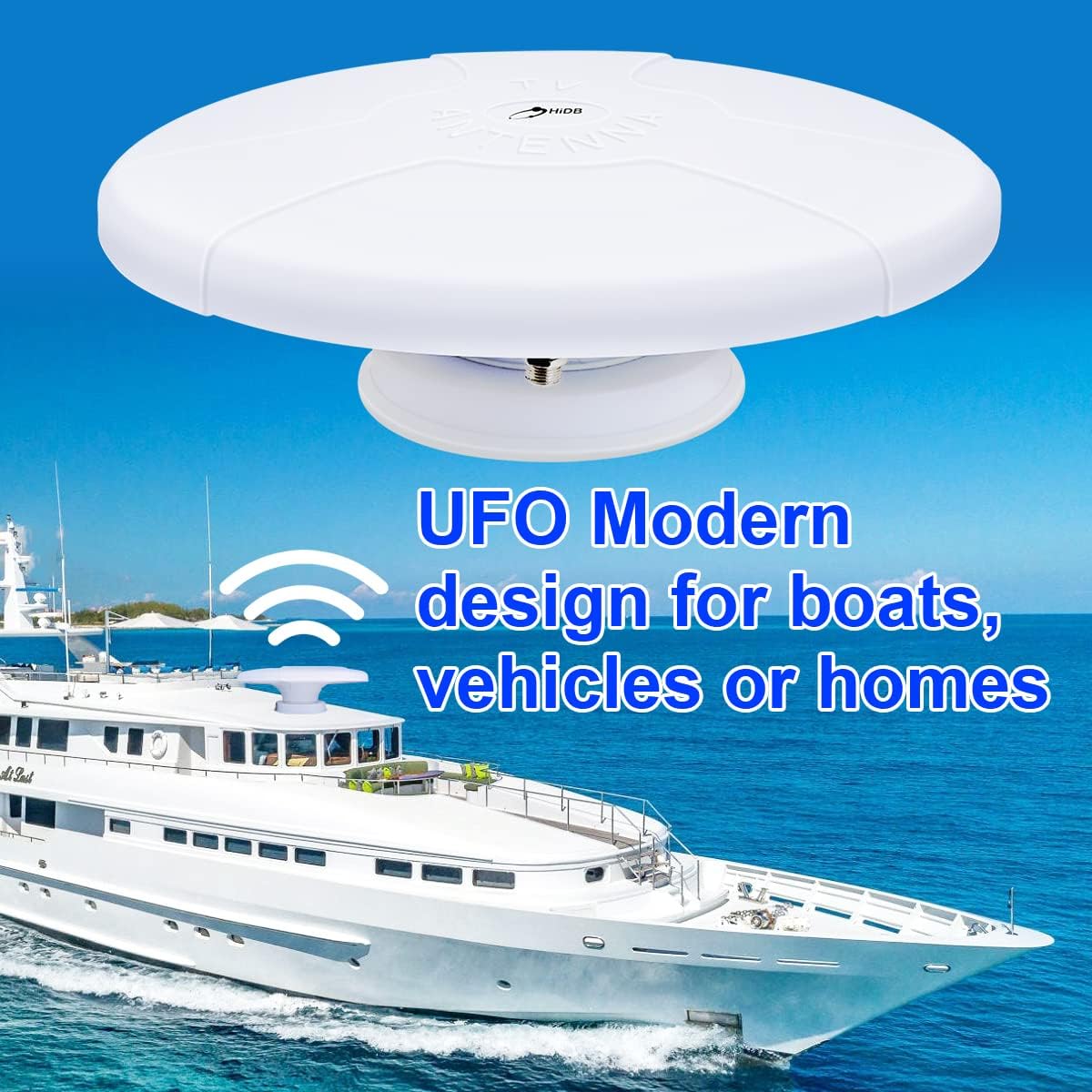 Amplified Digital HD TV Antenna with Magnetic Base O866915