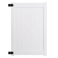 White Vinyl Privacy Fence Gate 4Ft Q6447