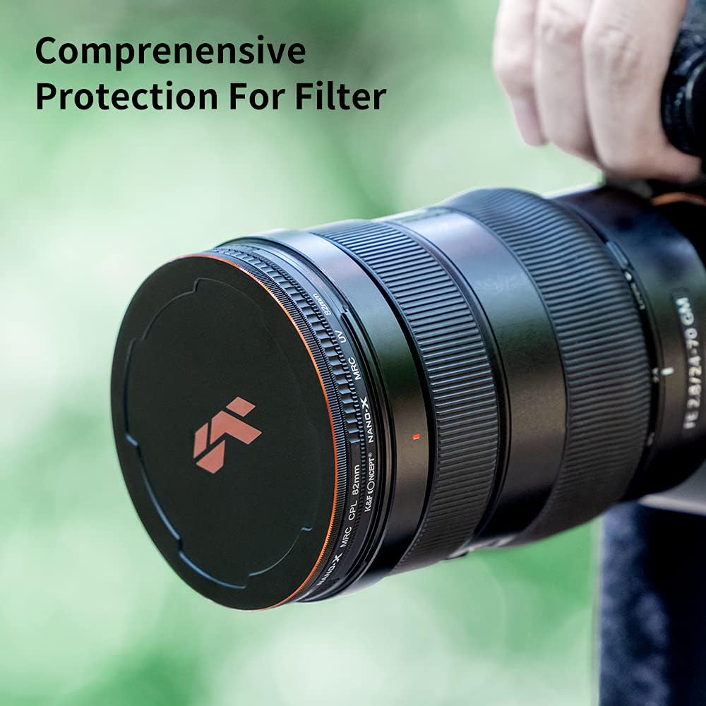 55mm Circular Polarizers Filter & MC UV Protection Filter Kit (2 pcs) with Lens Cap, 28 Multi-Layer Coatings X3527