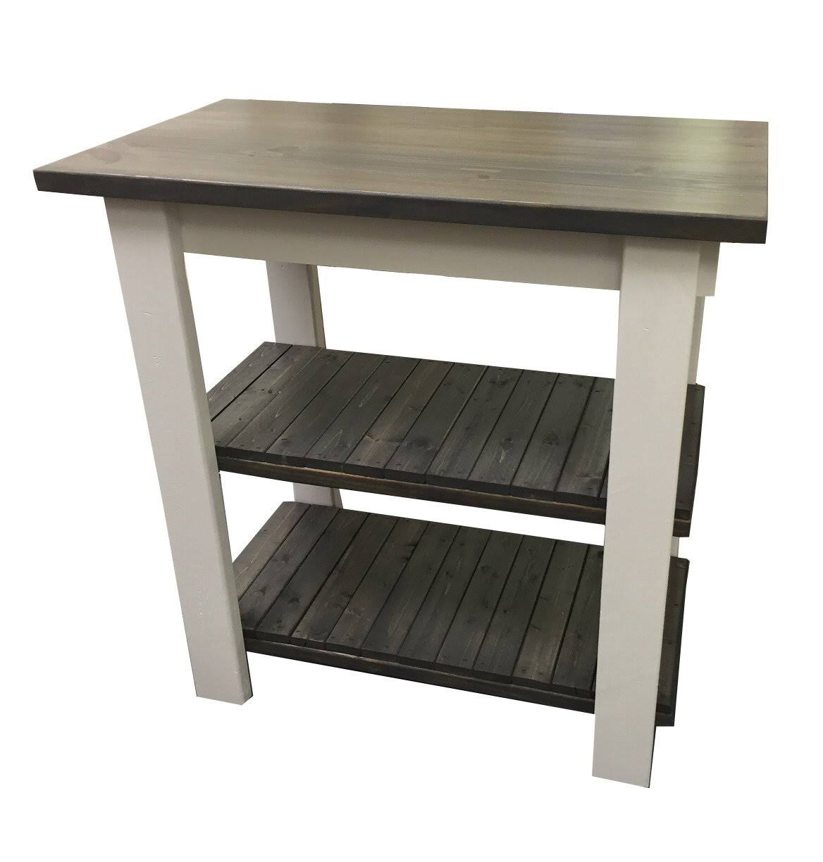 Cottage Kitchen Island 30x22 Y2690