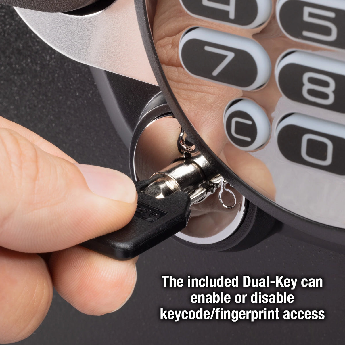 Fire-Resistant and Water-Resistant Safe with Fingerprint Biometric Lock, 1.23 Cu. ft. R861782