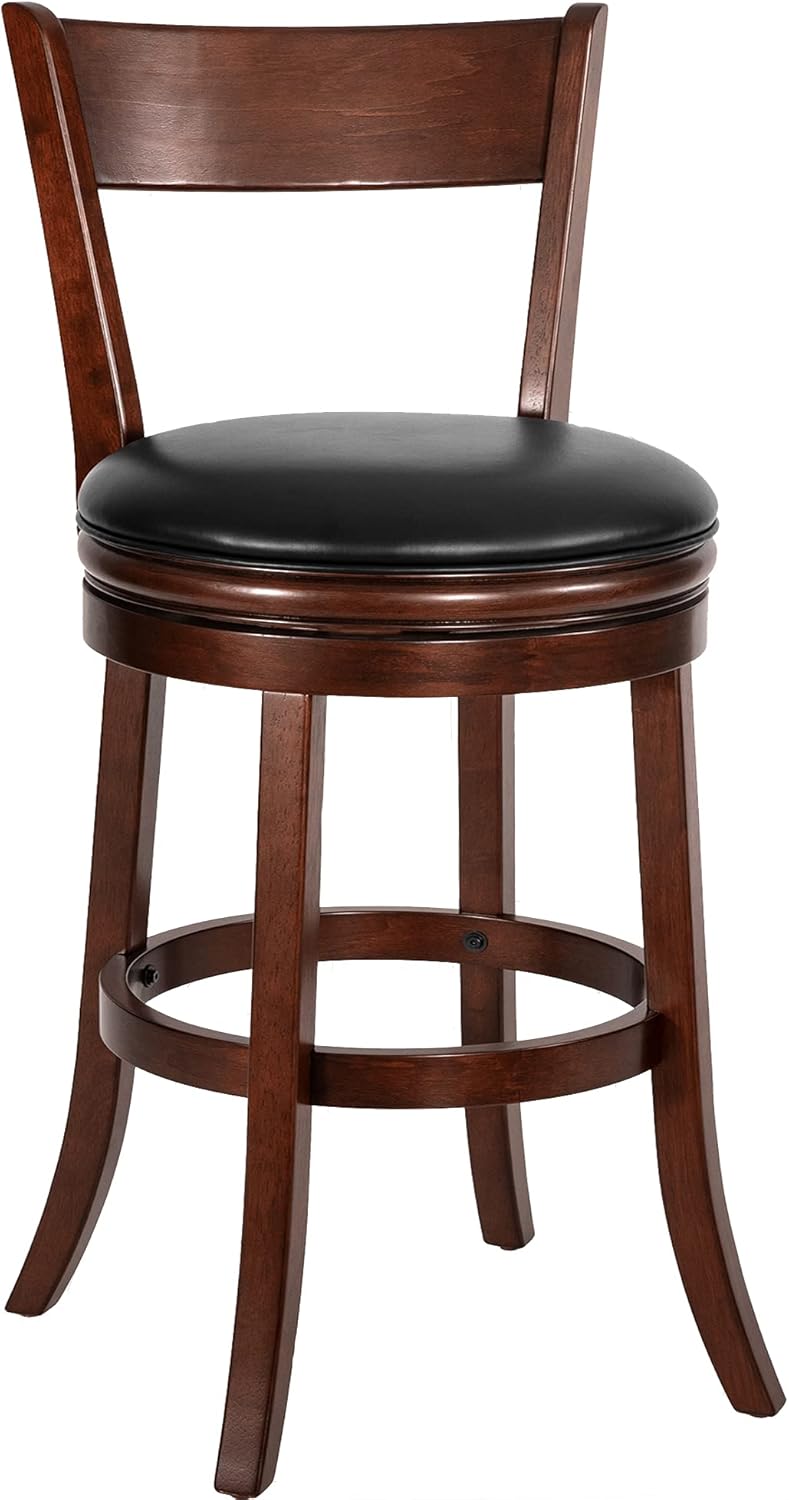 Cappuccino Swivel Stool, 29-Inch, Pack of 2 E29250