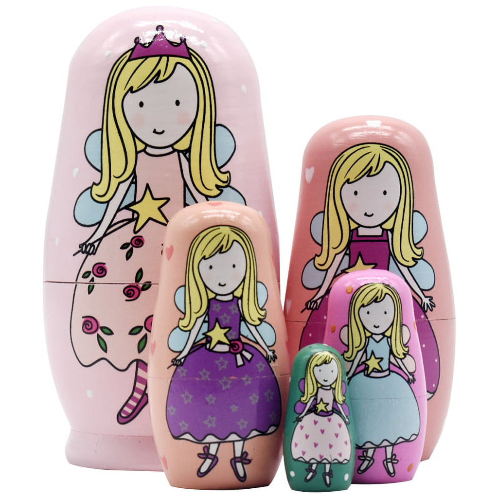 5 Pcs Russian Doll Nesting Dolls C13856