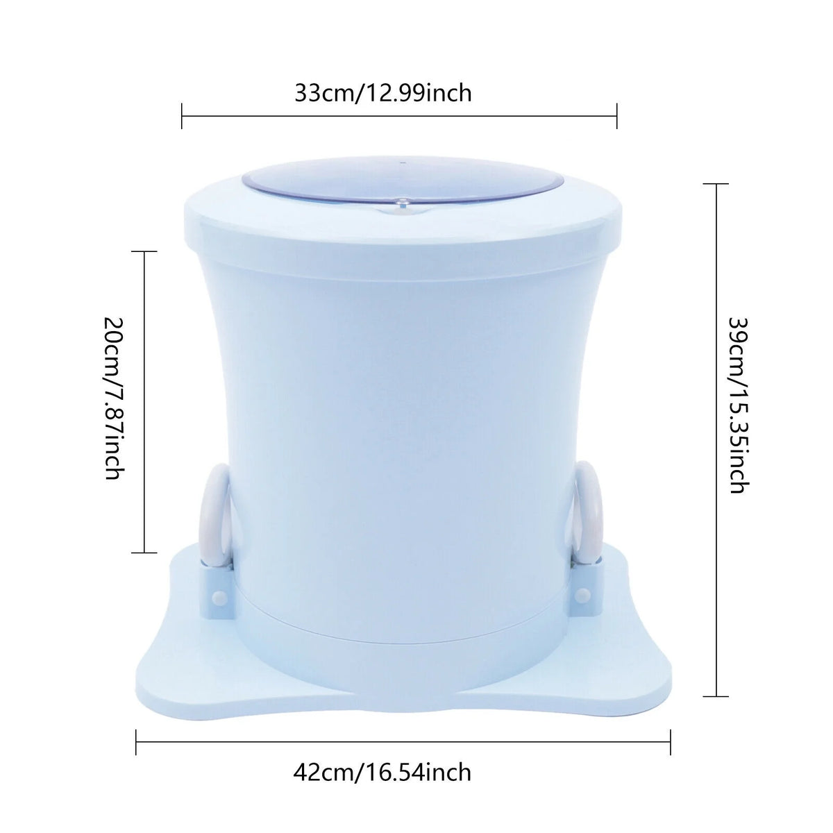 Compact Dryer Portable Laundry Dehydration Barrel K353969