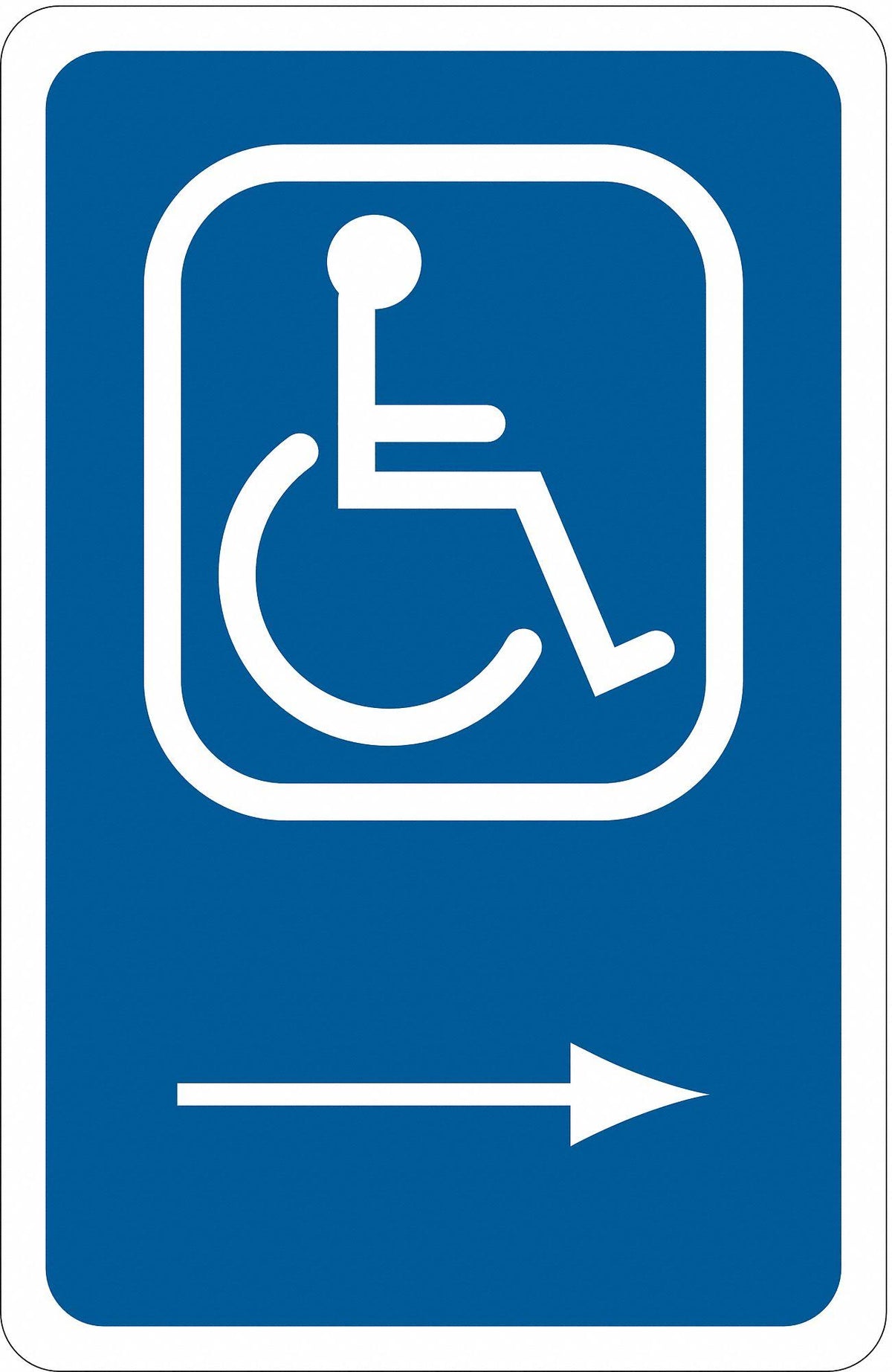 18x22Hx12x22W Handicap Parking Sign I63125