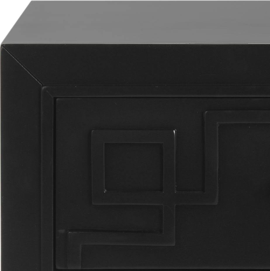 Three Drawer Greek Key Night Stand N27752