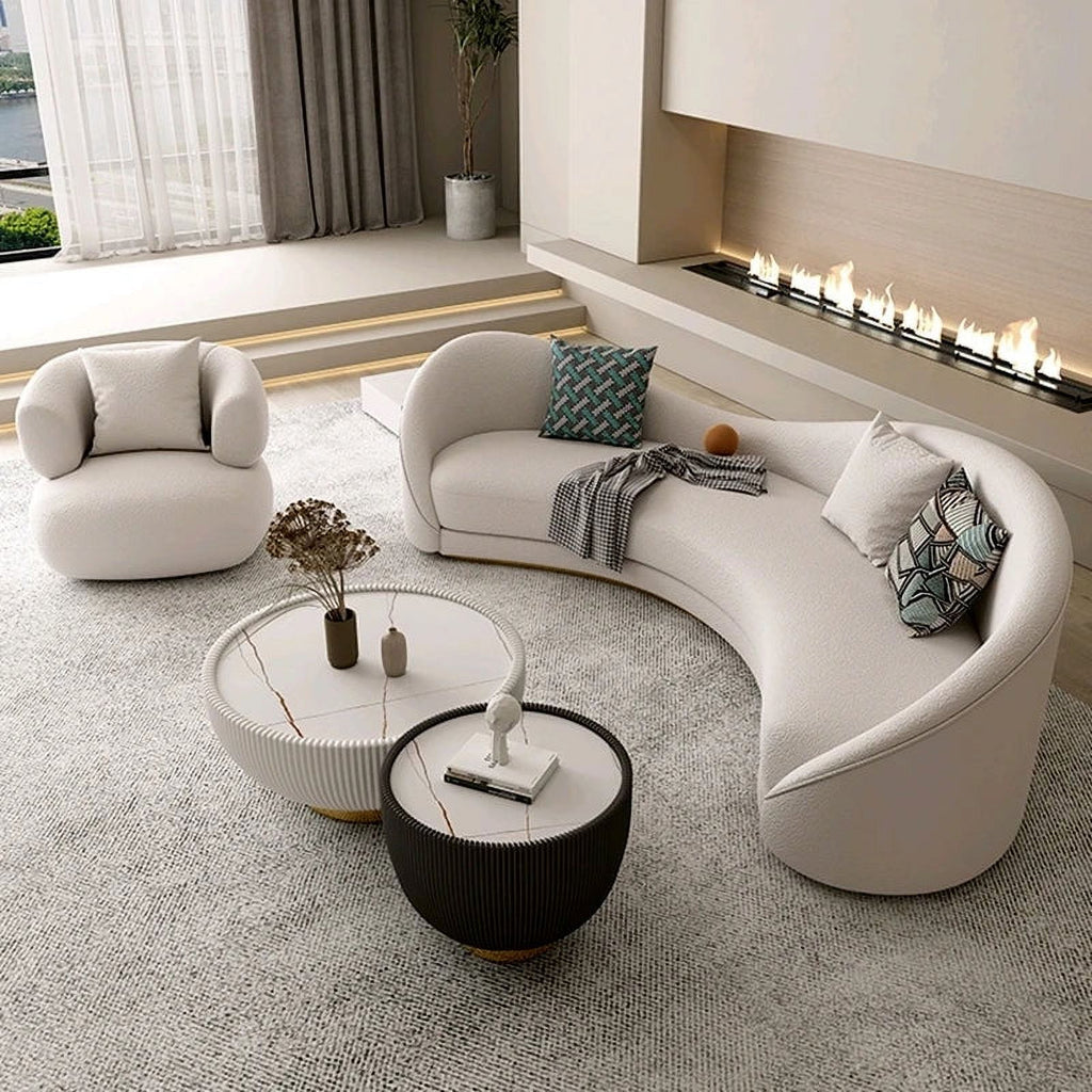 White European Minimalist Arm Sofa I107178