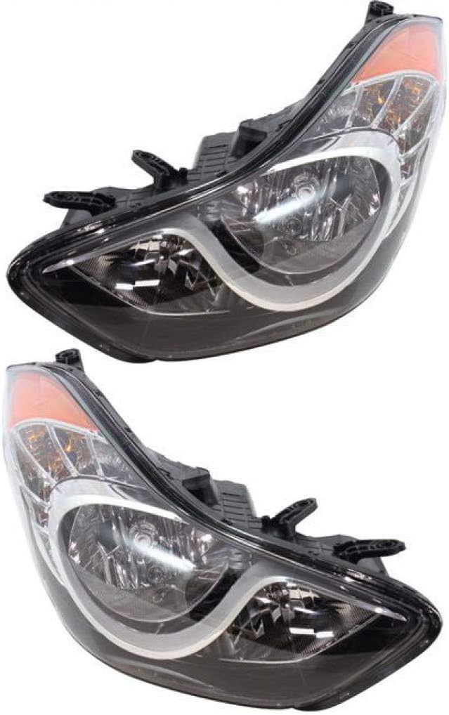Passenger Side Headlight Assembly for Hyundai Elantra 2011 2012 2013 Sedan C5047