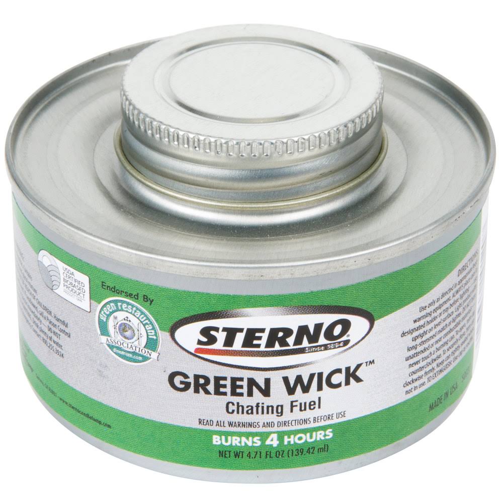 4 Hour Green Wick Chafing Fuel - 24/Case V803