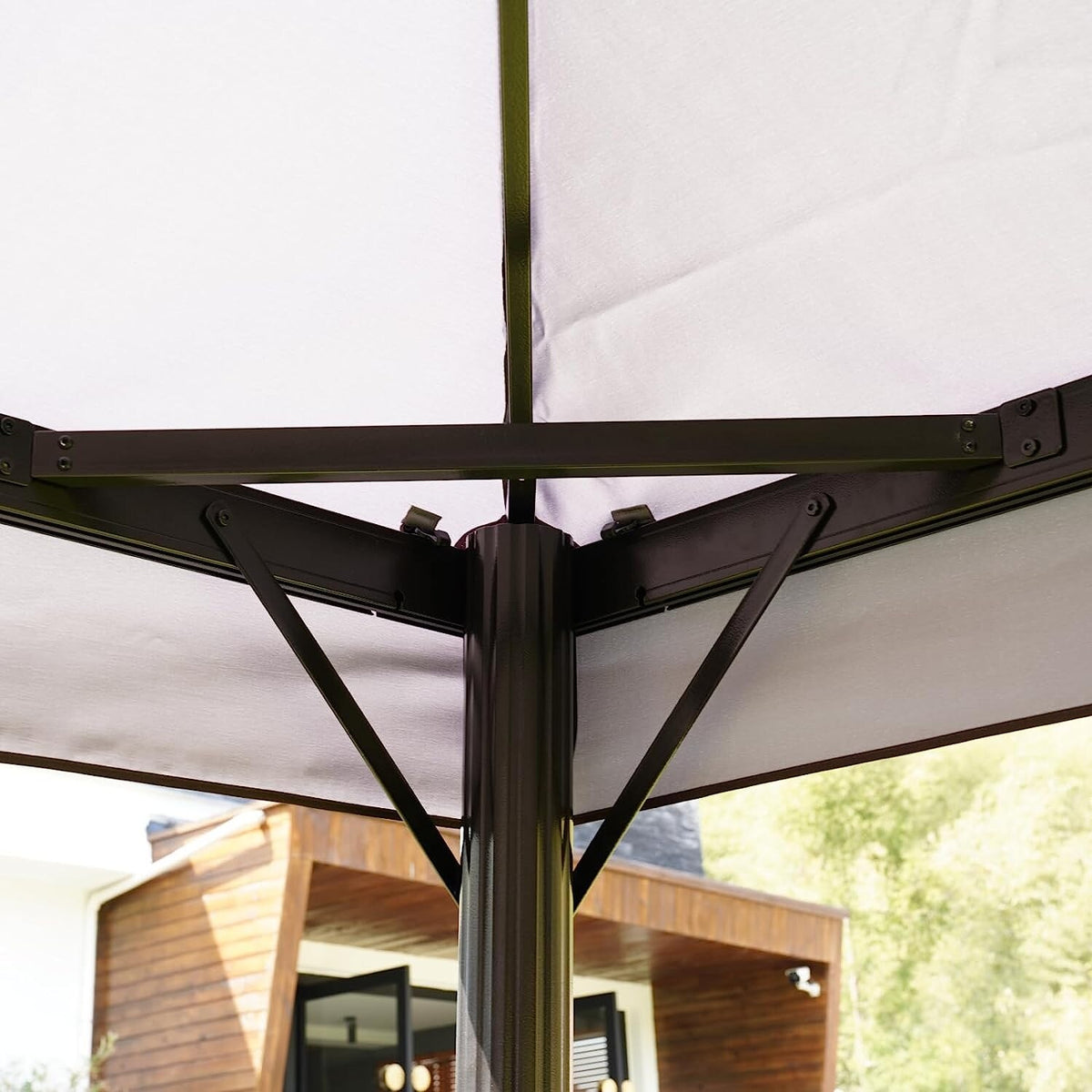 10X13 ft Outdoor Gazebo with Mosquito Netting and Curtains D823