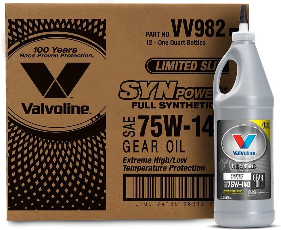 Full Synthetic Gear Oil 75W-140, Case of 12 V328781