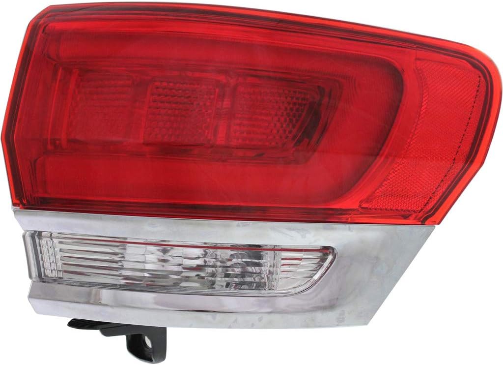 Outer Tail Light Assembly Passenger Side with Chrome Trim P8401