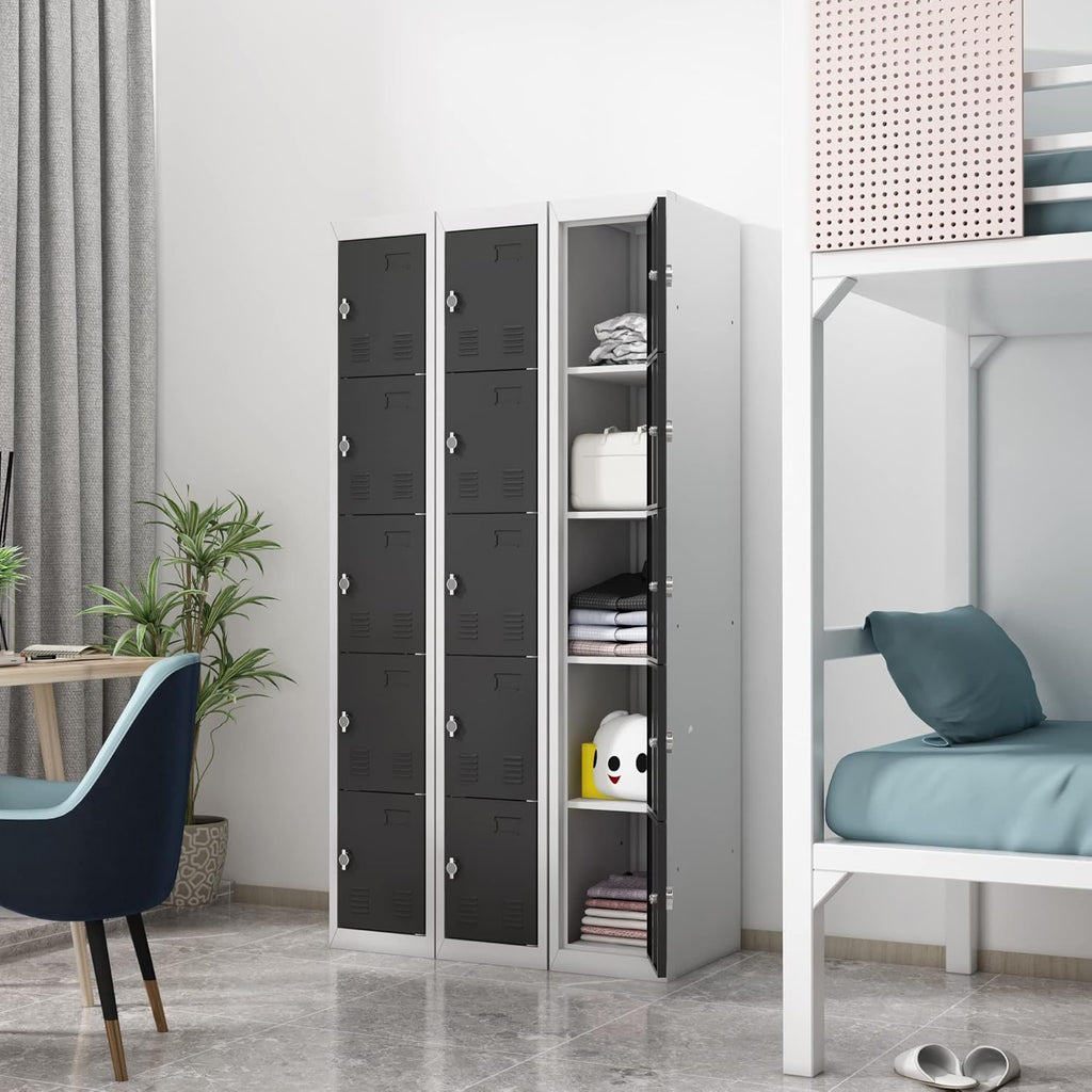 5 Door Steel Locker Storage Cabinet J148894