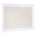 White Linen Fabric Bulletin Board for Wall N126