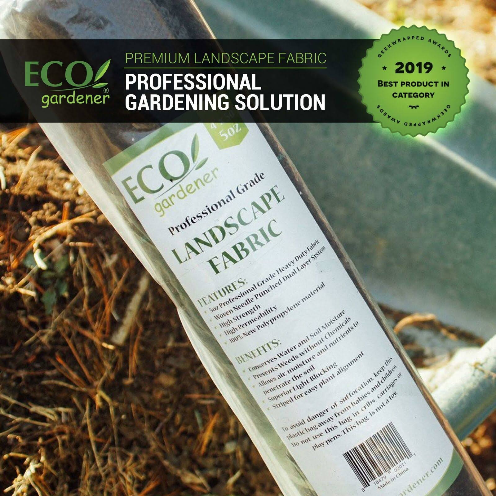 5oz Pro Garden Weed Barrier Landscape Fabric V6820
