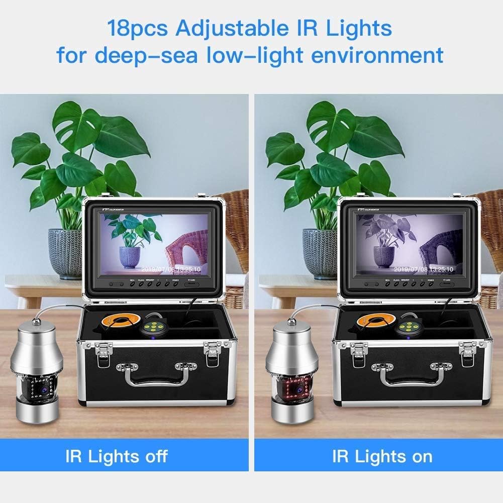 9 inch Color Screen Underwater Fishing Camera with 30M Cable X850340