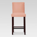 Blush Velvet Parsons Barstool U593526