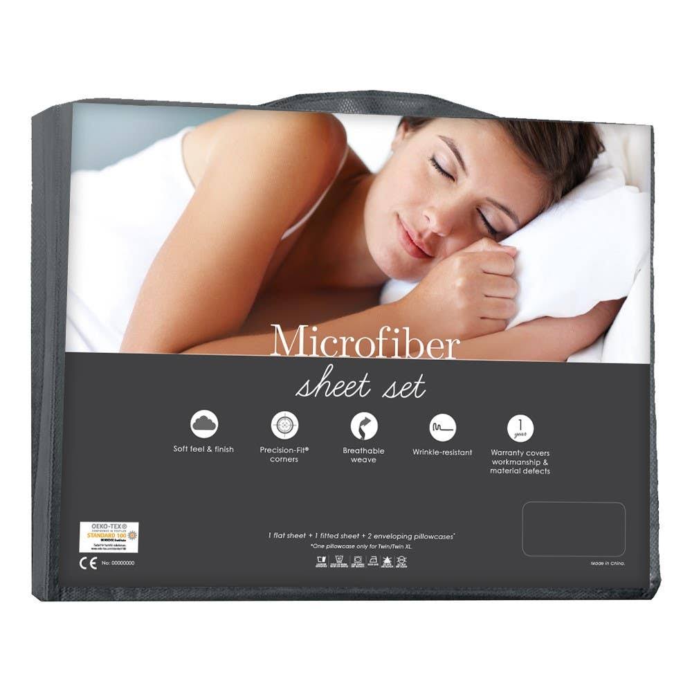 White Queen Microfiber Sheet Set E850915