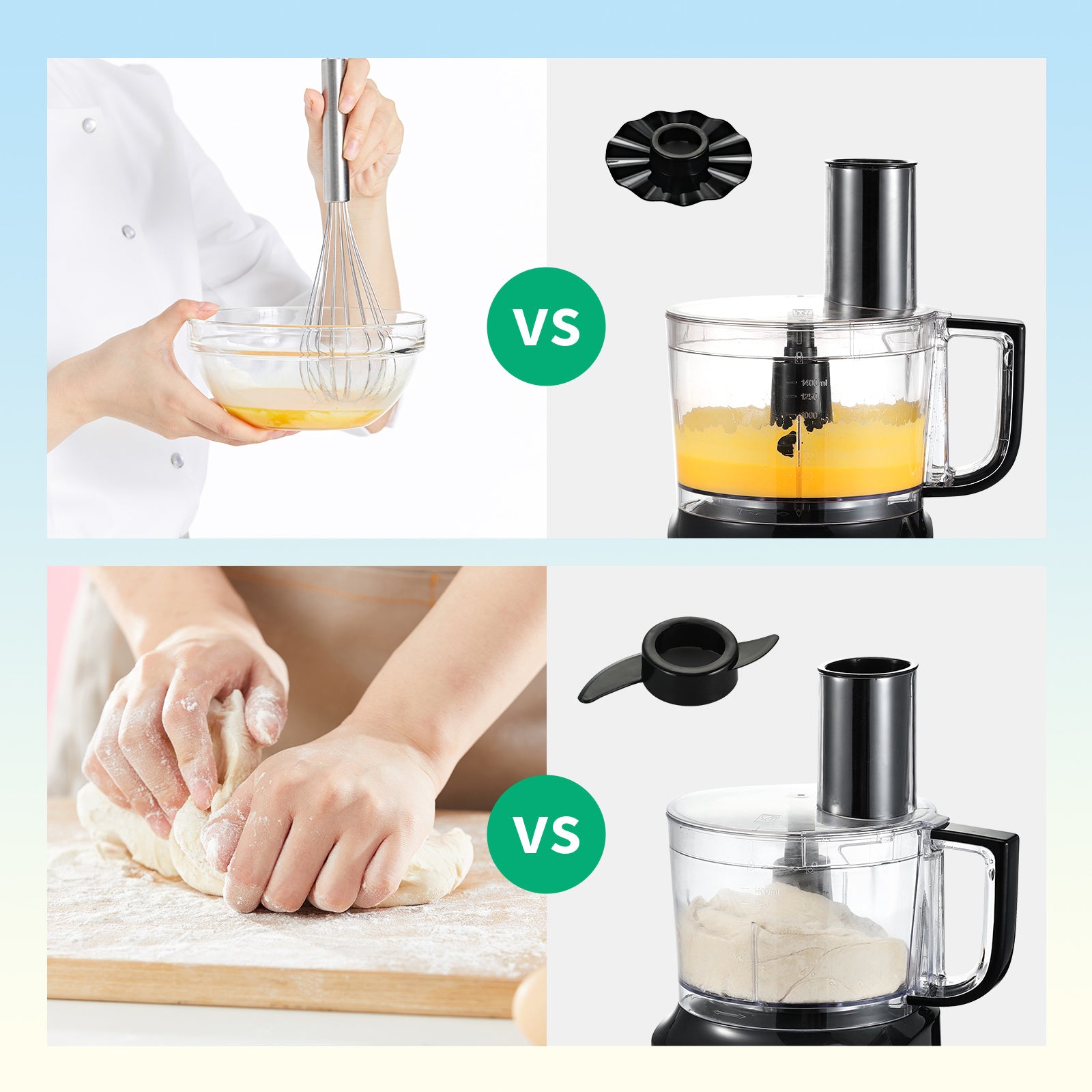 600W Compact Food Processor 10 cup E825225
