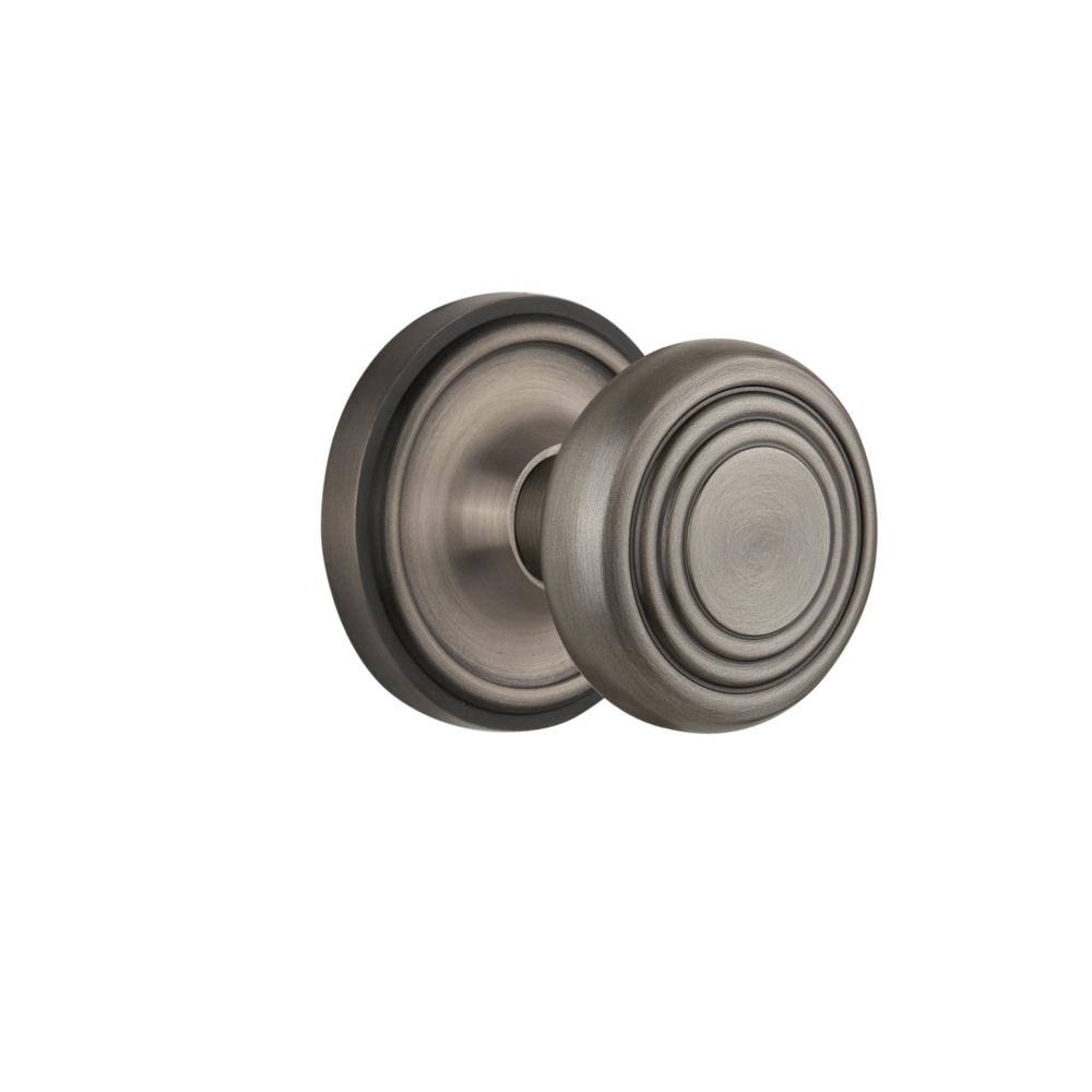 Antique Pewter Passage Door Knob W996861