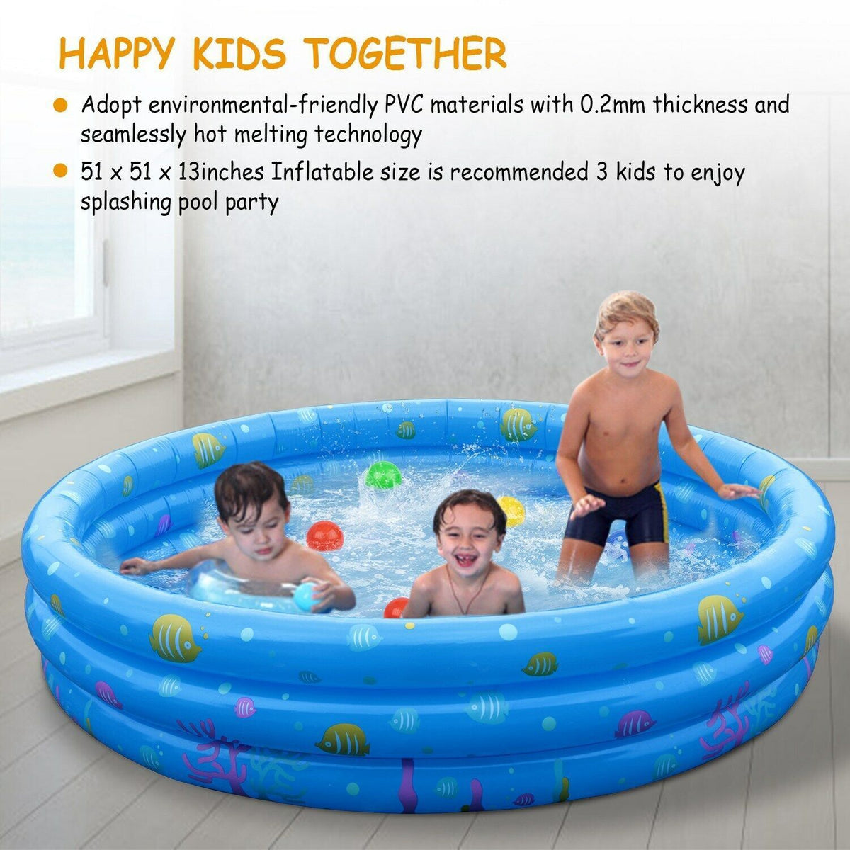 51" Inflatable Swimming Pool U272961