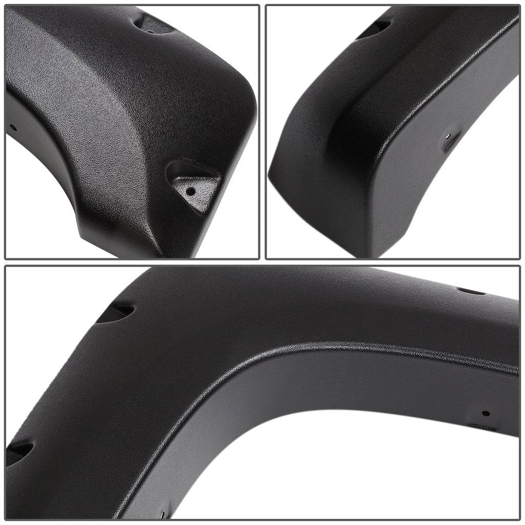 Pocket-Rivet Fender Wheel Flares for Chevy Silverado Fleetside Long Bed M711