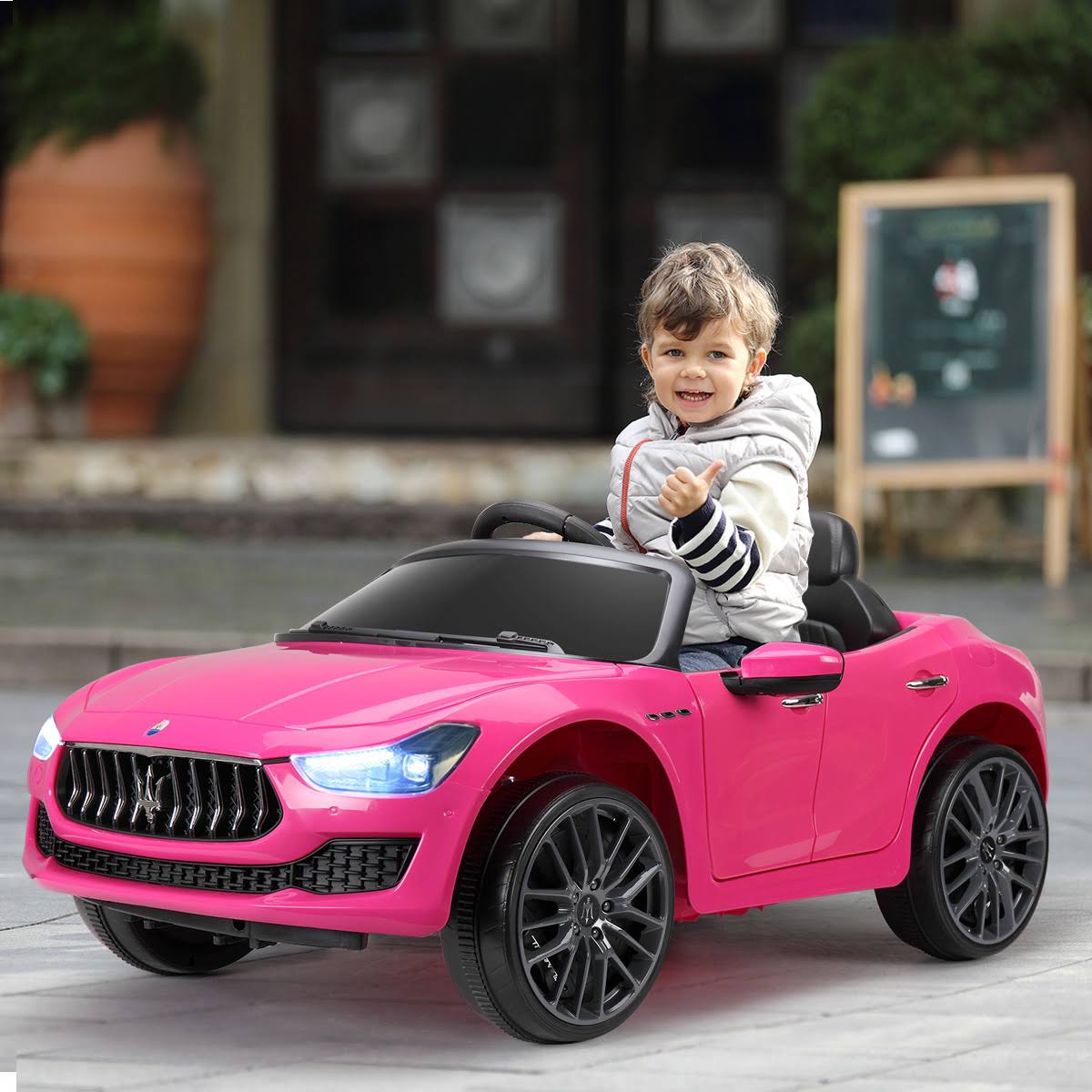 12V Pink Kids Ride on Car with Remote Control I89377