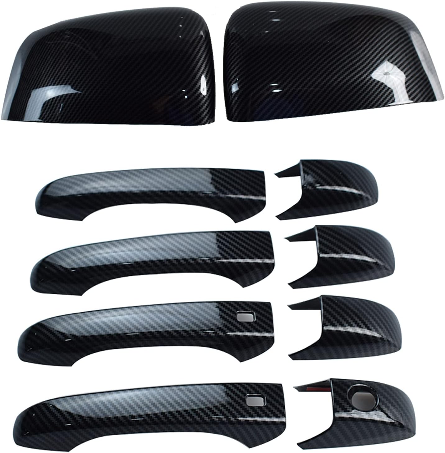 ABS Carbon Fiber Mirror Covers and Door Handle Covers D1563