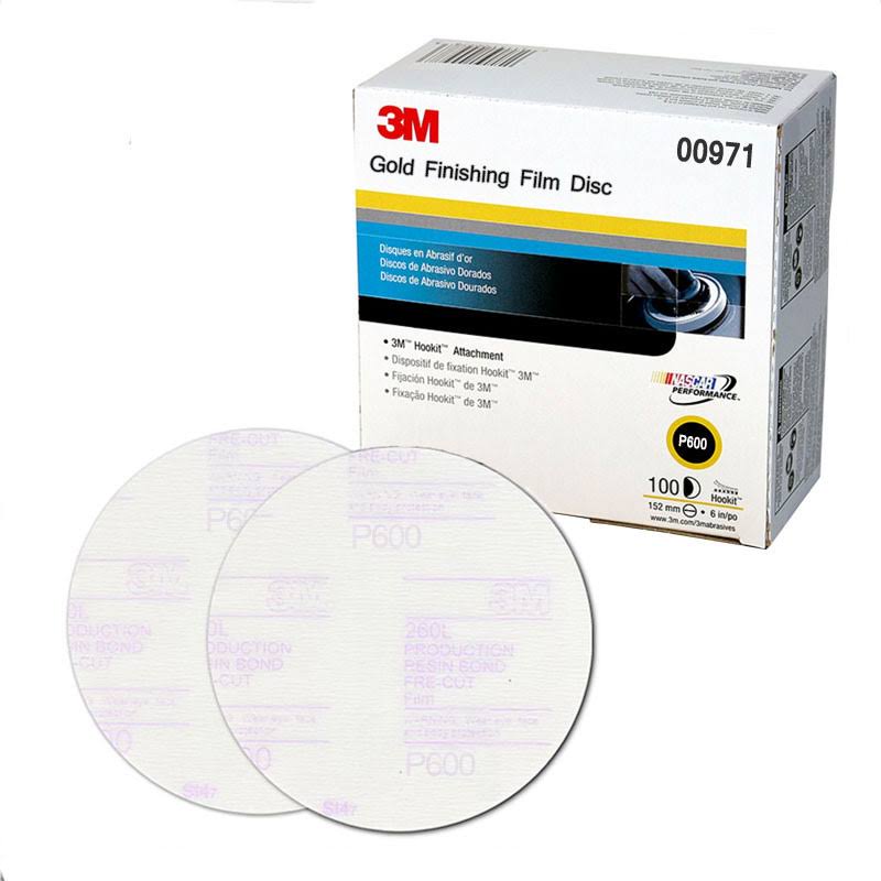 P600 Hookit Finishing Film Disc, 6 in L16499