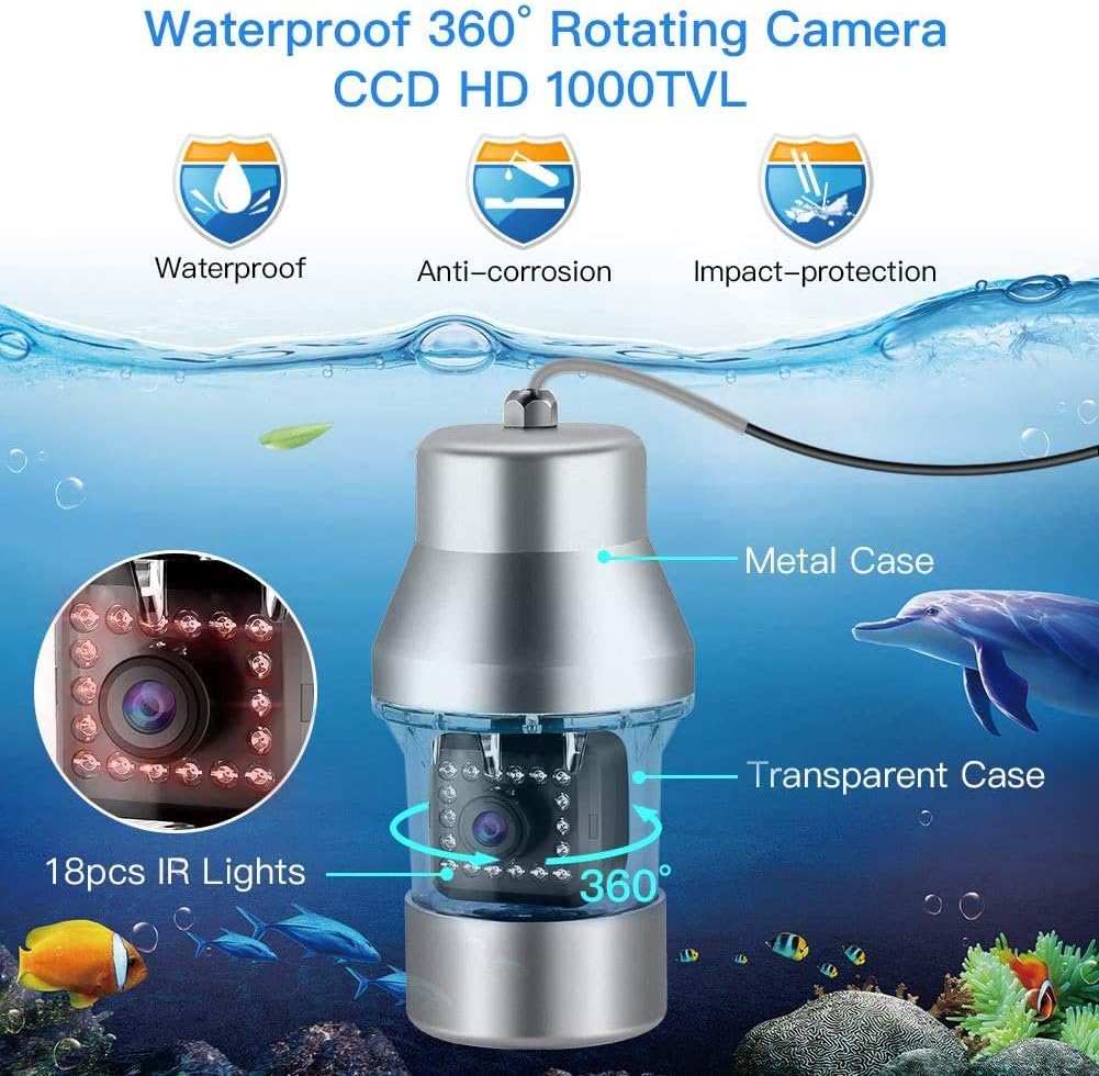 9 inch Color Screen Underwater Fishing Camera with 30M Cable X850340