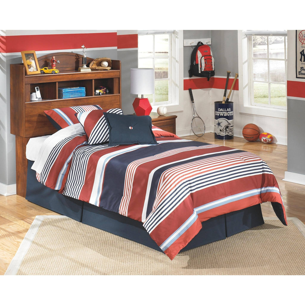 Twin Bookcase Headboard Brown E731780