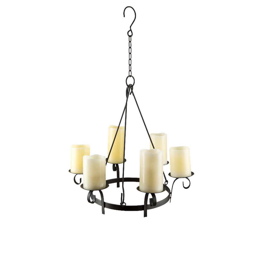Wrought Iron Hanging Gazebo Candelabra U331950